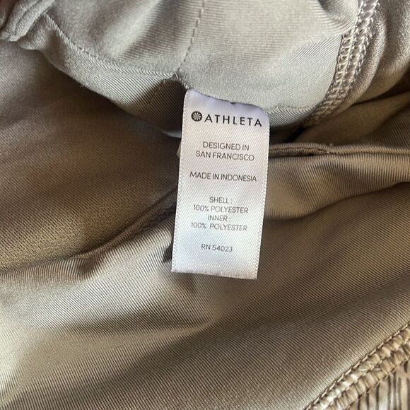 Athleta Print Laser Run Shorts Gray White XL - Picture 5 of 5